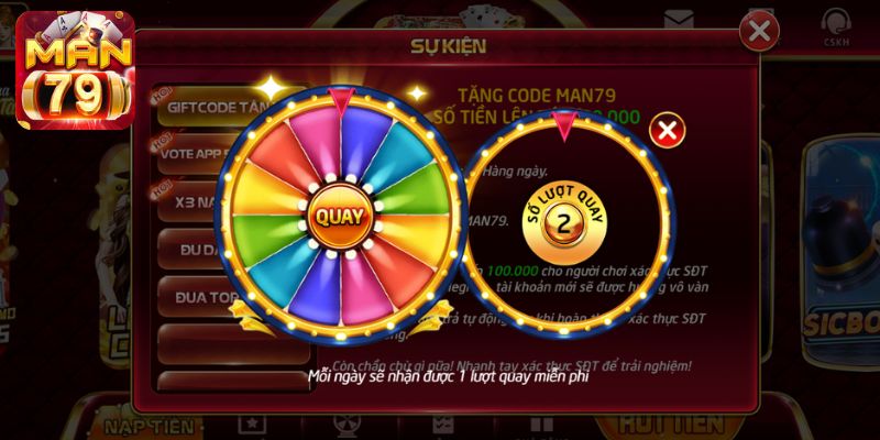 Một vài điều kiện trong quá trình trải nghiệm khuyến mãi tại Man79 Club